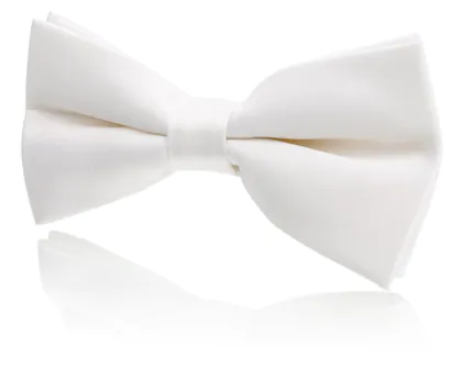 Nœud Papillon Pré-Noué Blanc Garçon