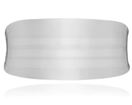 Ceinture de Smoking Soie Blanche Garçon