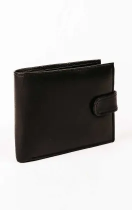 T TARANTO Portefeuille Homme Porte Carte Homme II Portefeuille Avec Pince à Billets Porte Carte 10 Cartes Et Billets Anti RFID Pop-up Automatique Cuir Bleu Dans Une Boîte Cadeau
