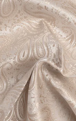 Pochette motif paisley à champagne