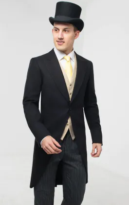 Costume de Cérémonie, Chapeau Haut-de-Forme, Gilet, Chemise Habillée