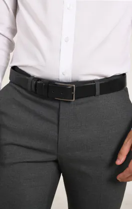 Ceinture en cuir noir