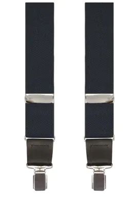 Bretelles De Luxe Bleu Marine - 35mm