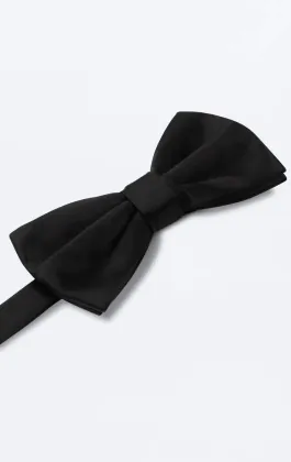 Nœud Papillon Noir (Pré-Noué & A Nouer)