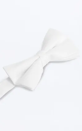 Nœud Papillon Blanc (Pré-Noué & A Nouer)