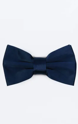 Nœud Papillon Bleu Marine (Pré-Noué & A Nouer)