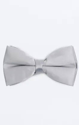 Nœud Papillon Argenté (Pré-Noué & A Nouer)