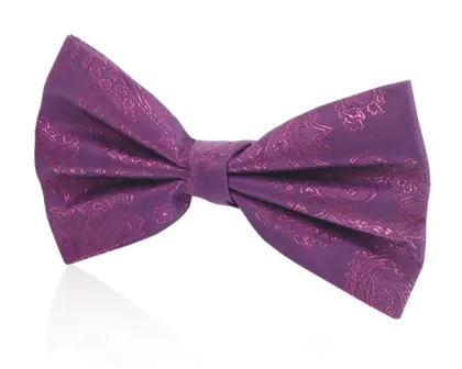 Nœud Papillon Violet Motif Cachemire Garçon