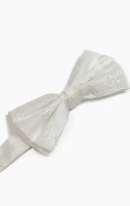 Nœud Papillon Motif Blanc