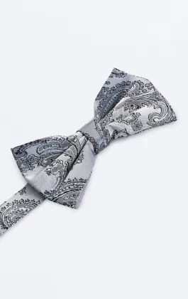 Nœud Papillon Motif Gris