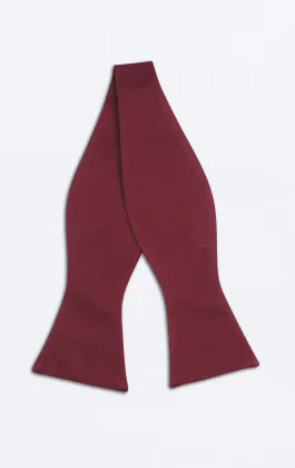Nœud Papillon Bordeaux A Nouer