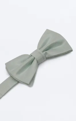 Nœud papillon en doupion vert clair