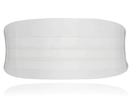 Ceinture de Smoking Blanche Garçon