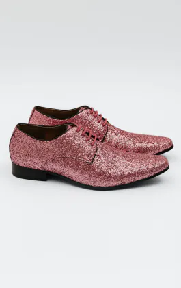 Chaussures à Paillettes Roses