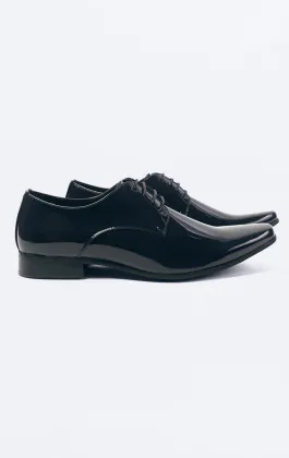 Chaussures Contemporaines Vernies Marine