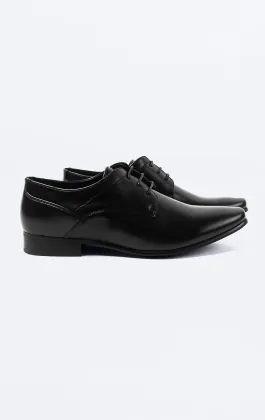Chaussures Derby unies noires