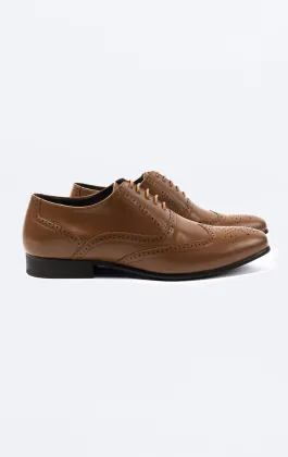 Chaussures Oxford brogue tan