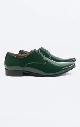 Chaussures habillés comptemporaines Vernies vertes