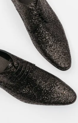 Chaussures à Paillettes Noires