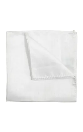 Pochette en Doupion Blanc