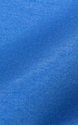 Pochette en Doupion de Soie Bleu Roi