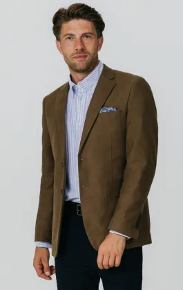 Veste en moleskine taupe