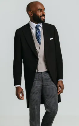Jaquette noir, coupe slim