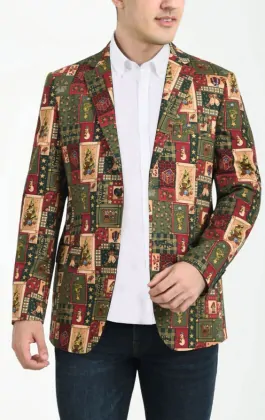 Veste De Costume De Noël Pour Homme Correspondant à La Nouveauté Pour