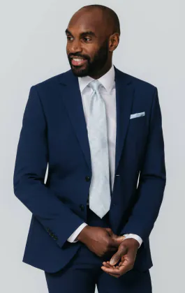 Veste de costume bleu