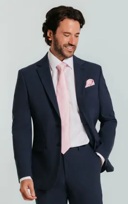 Veste de costume bleu moyen