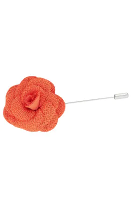 Épingle de col Fleur Orange