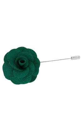Épingle de col Fleur Vert anglais