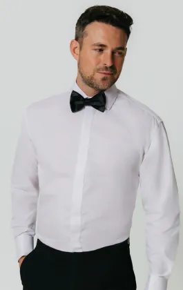 Chemise habillée unie, col standard