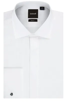 Chemise blanche cintrée avec col classique