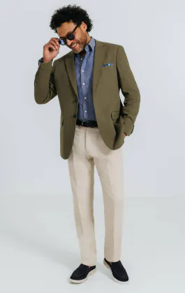 Chemise à imprimé floral bleu