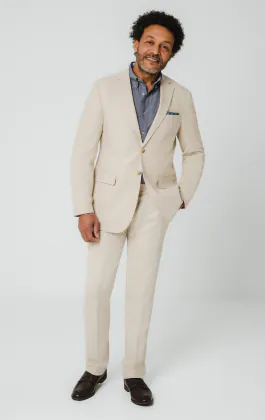 Chemise en chambray bleu