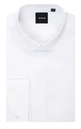 Chemise habillée blanche à col penny