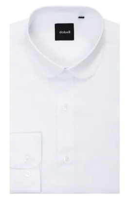 Chemise blanche à col penny