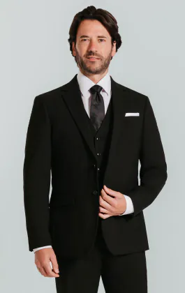 Costume 3 pièces noir
