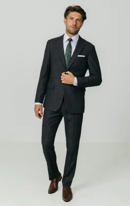 Costume tweed Donegal gris