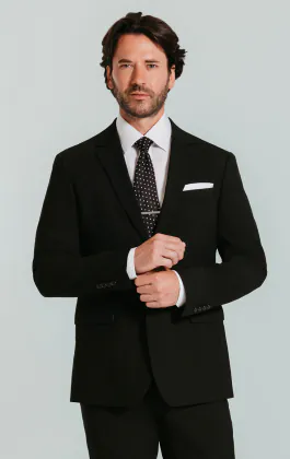 Costume noire coupe slim