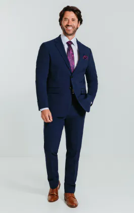 Costume bleu coupe slim