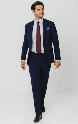 Costume bleu coupe slim