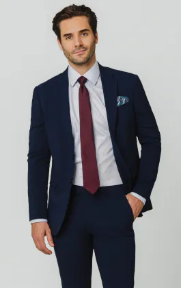 Costume bleu coupe slim