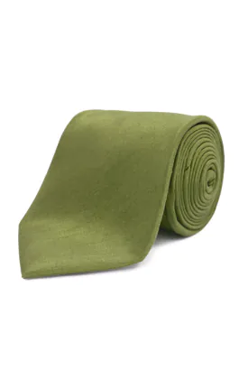 Cravate doupion vert