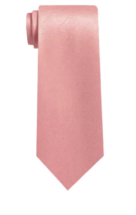 Cravate doupion rose poussiéreux