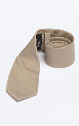 Cravate texturée à taupe