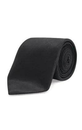 Cravate Doupion Noir