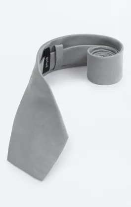 Cravate Doupion Argent