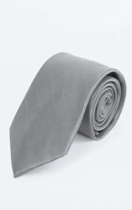 Cravate Doupion Argent